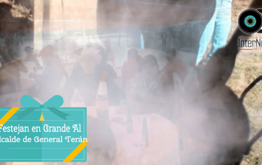FESTEJAN EN GRANDE AL ALCALDE ELEUTERIO VILLAGÓMEZ POR SU CUMPLEAÑOS