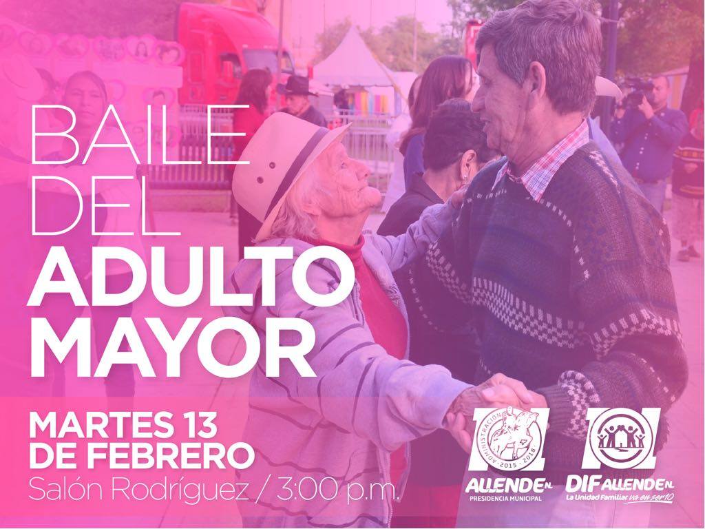 BAILE DEL ADULTO MAYOR EN ALLENDE N.L.