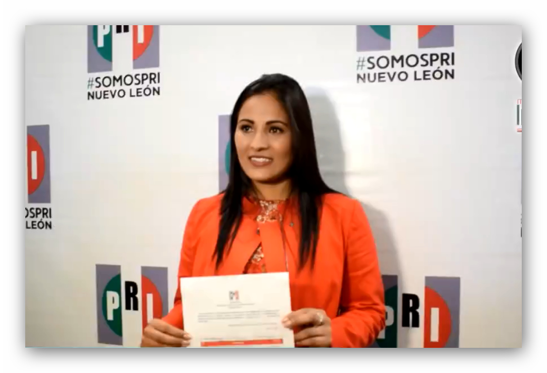 SE REGISTRA ALEJANDRA RAMÍREZ DÍAS COMO PRECANDIDATA DEL PRI POR EL MUNICIPIO DE GALEANA NUEVO LEÓN.