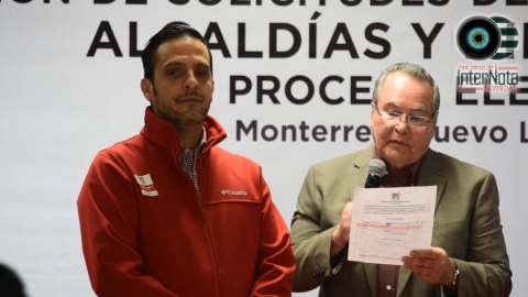 SE REGISTRA MARCO GONZALEZ COMO PRE CANDIDATO A LA DIPUTACION POR EL DISTRITO 26.