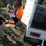 General Terán.- Una persona del sexo masculino, resulta con fracturas en ambas piernas, tras presentar un accidente automovilístico, en un vehículo Nissan tipo estaquitas color blanca. Los hechos ocurrieron en el kilómetro 24, del municipio de General Terán rumbo a china nuevo león, en donde acudieron elementos de Protección Civil y Cruz Roja para realizar los servicios correspondientes