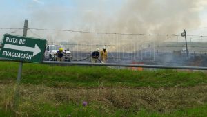 SE REGISTRA FUERTE INCENDIO PASTIZAL.