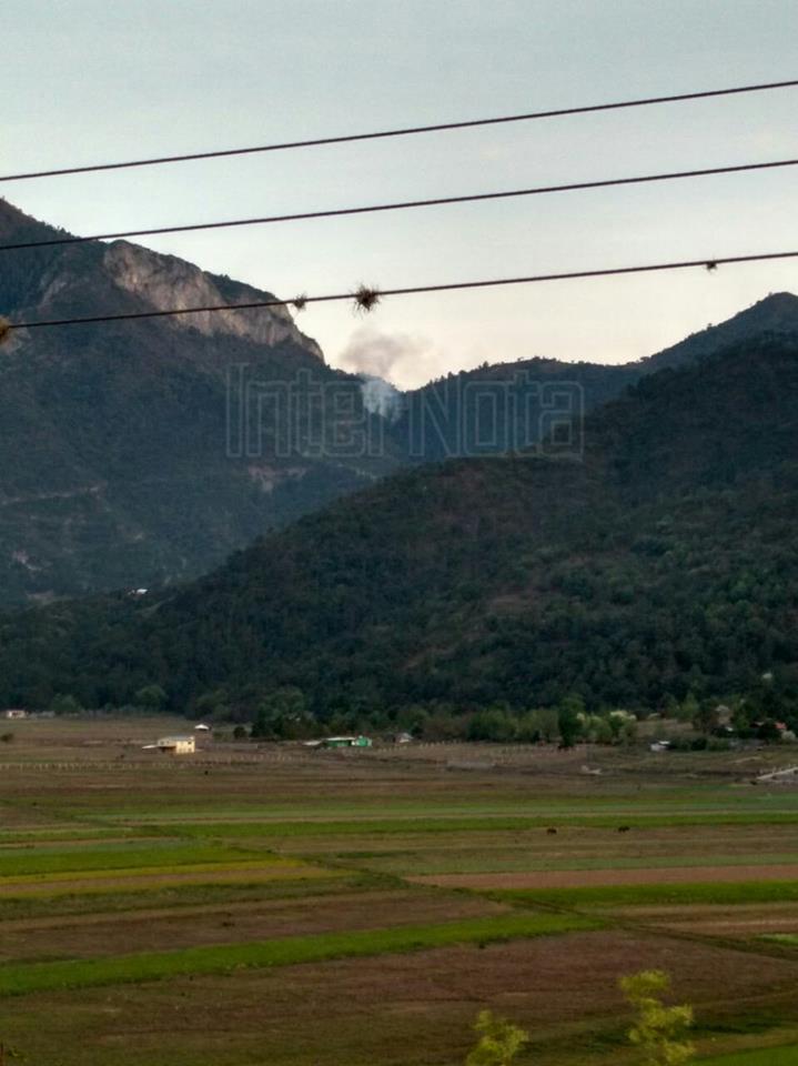 REPORTAN INCENDIO EN LA SIERRA DE SANTIAGO