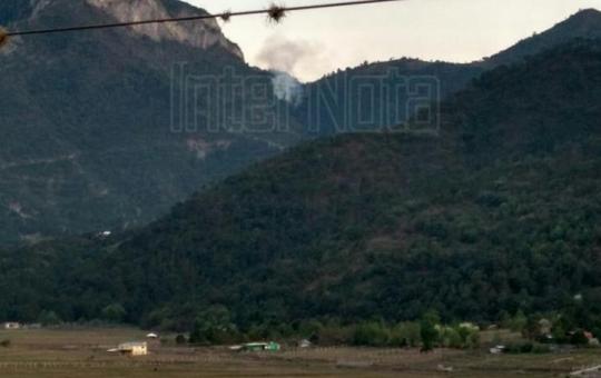 REPORTAN INCENDIO EN LA SIERRA DE SANTIAGO