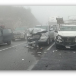 SE REANUDA CIRCULACIÓN EN CARRETERA SALTILLO-MONTERREY POR ACCIDENTE CON MAS DE 50 VEHÍCULOS