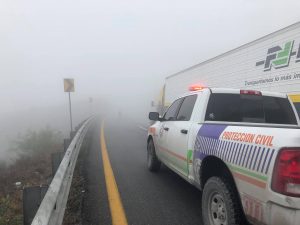 SE REANUDA CIRCULACIÓN EN CARRETERA SALTILLO-MONTERREY POR ACCIDENTE CON MAS DE 50 VEHÍCULOS