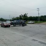 FUERTE ACCIDENTE MULTIPLE DEJA VARIOS LESIONADOS.