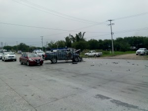 FUERTE ACCIDENTE MULTIPLE DEJA VARIOS LESIONADOS.