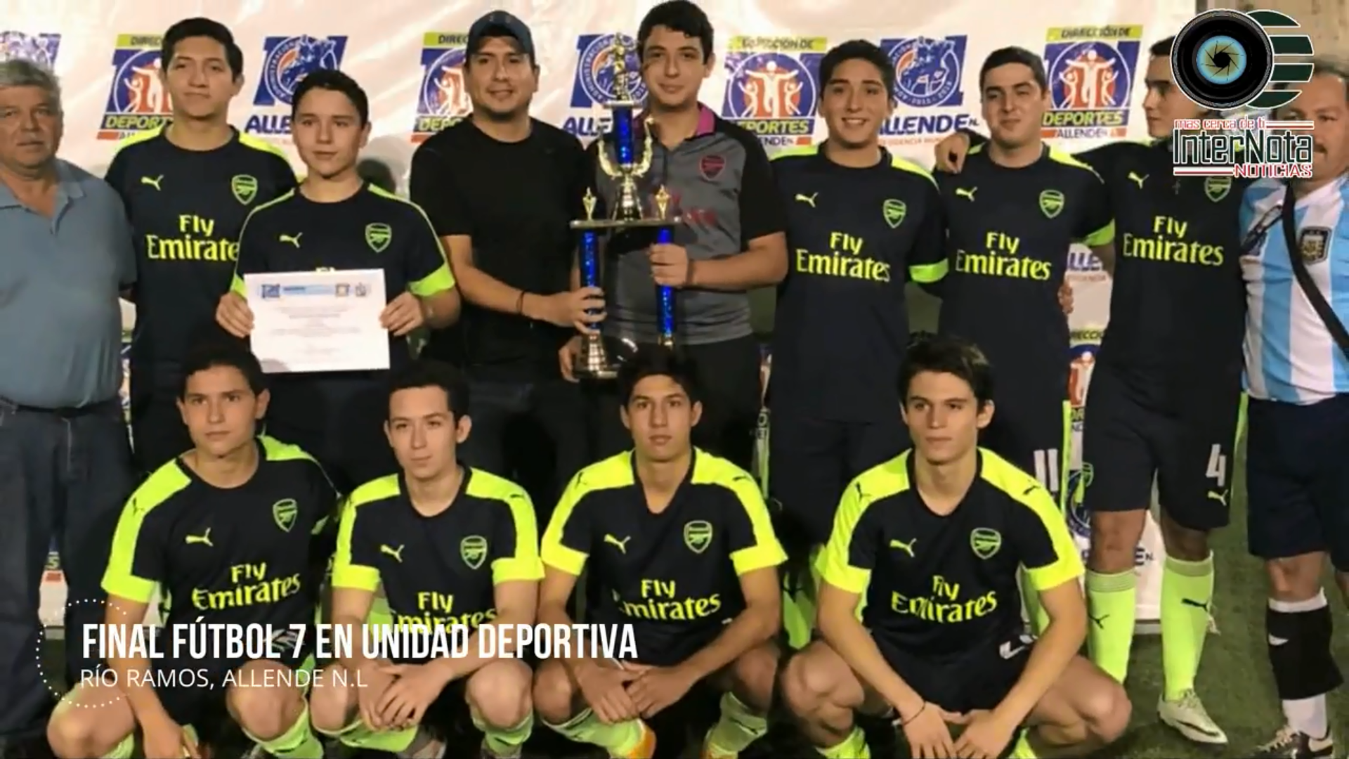 FINAL FÚTBOL 7 EN UNIDAD DEPORTIVA RÍO RAMOS