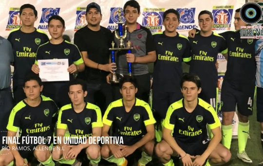 FINAL FÚTBOL 7 EN UNIDAD DEPORTIVA RÍO RAMOS