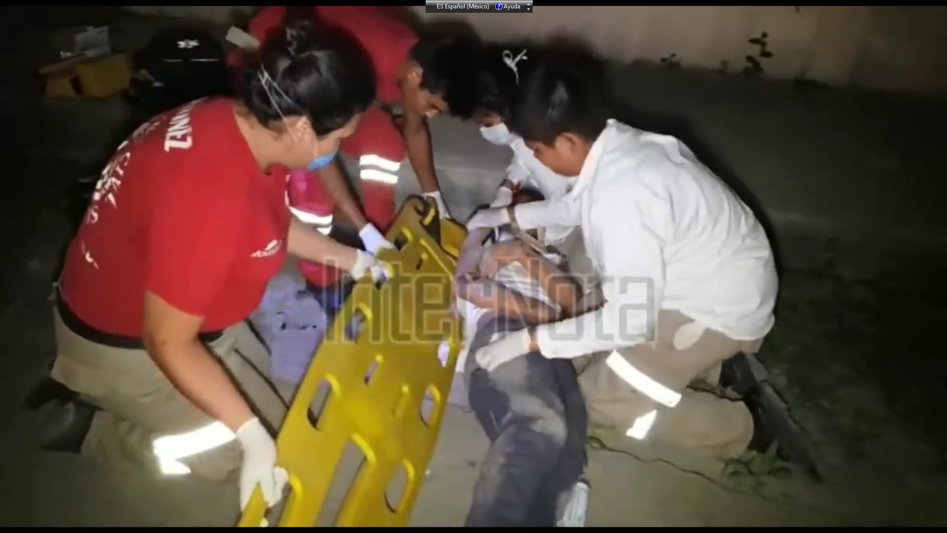 EL CHOQUE DE DOS MOTOCICLETAS DEJA TRES PERSONAS GRAVEMENTE LESIONADAS