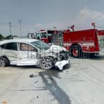 FUERTE ACCIDENTE MULTIPLE DEJA VARIOS LESIONADOS.