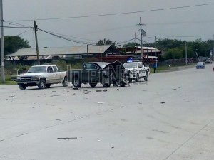 FUERTE ACCIDENTE MULTIPLE DEJA VARIOS LESIONADOS.