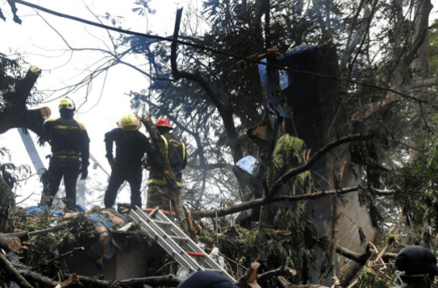 CAE UN AVIÓN DE CUBANA DE AVIACIÓN A POCOS KILÓMETROS DEL AEROPUERTO INTERNACIONAL JOSÉ MARTÍ