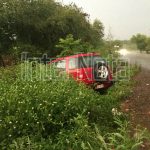 SE REGISTRA ACCIDENTE TIPO SALIDA DE CARPETA NO HAY LESIONADOS.