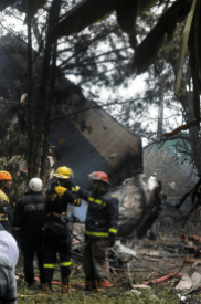 CAE UN AVIÓN DE CUBANA DE AVIACIÓN A POCOS KILÓMETROS DEL AEROPUERTO INTERNACIONAL JOSÉ MARTÍ
