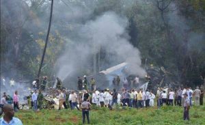 CAE UN AVIÓN DE CUBANA DE AVIACIÓN A POCOS KILÓMETROS DEL AEROPUERTO INTERNACIONAL JOSÉ MARTÍ