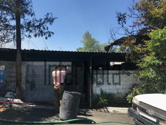 SE REGISTRA INCENDIO DE VIVIENDA EN MONTEMORELOS, N.L