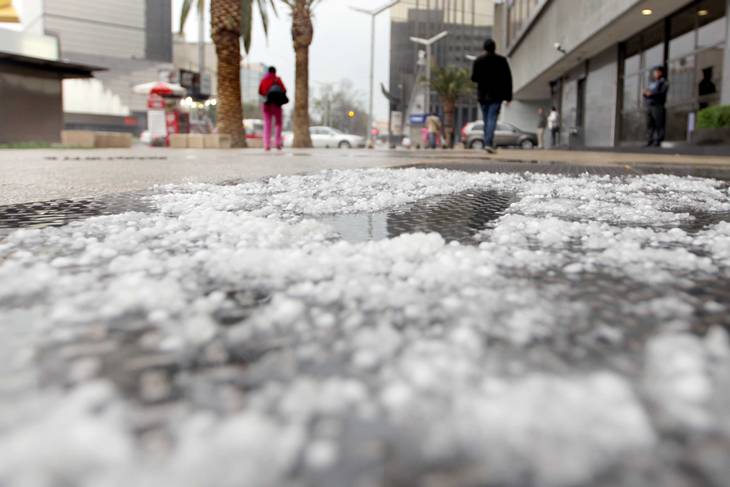FUERTE GRANIZO VUELVE A CAUSAR DAÑOS EN DIFERENTES COMUNIDADES EN GALEANA