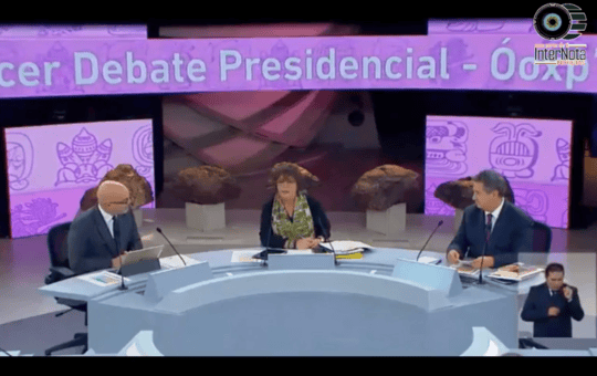 Tercer Debate Presidencial.