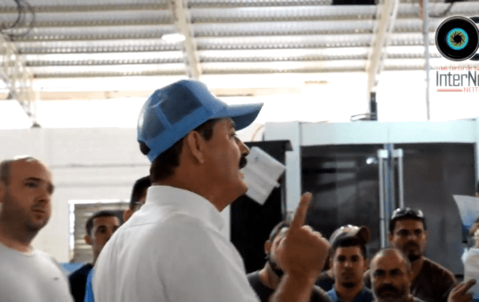 VISITA A LOS TRABAJADORES EN LA EMPRESA CAYRO