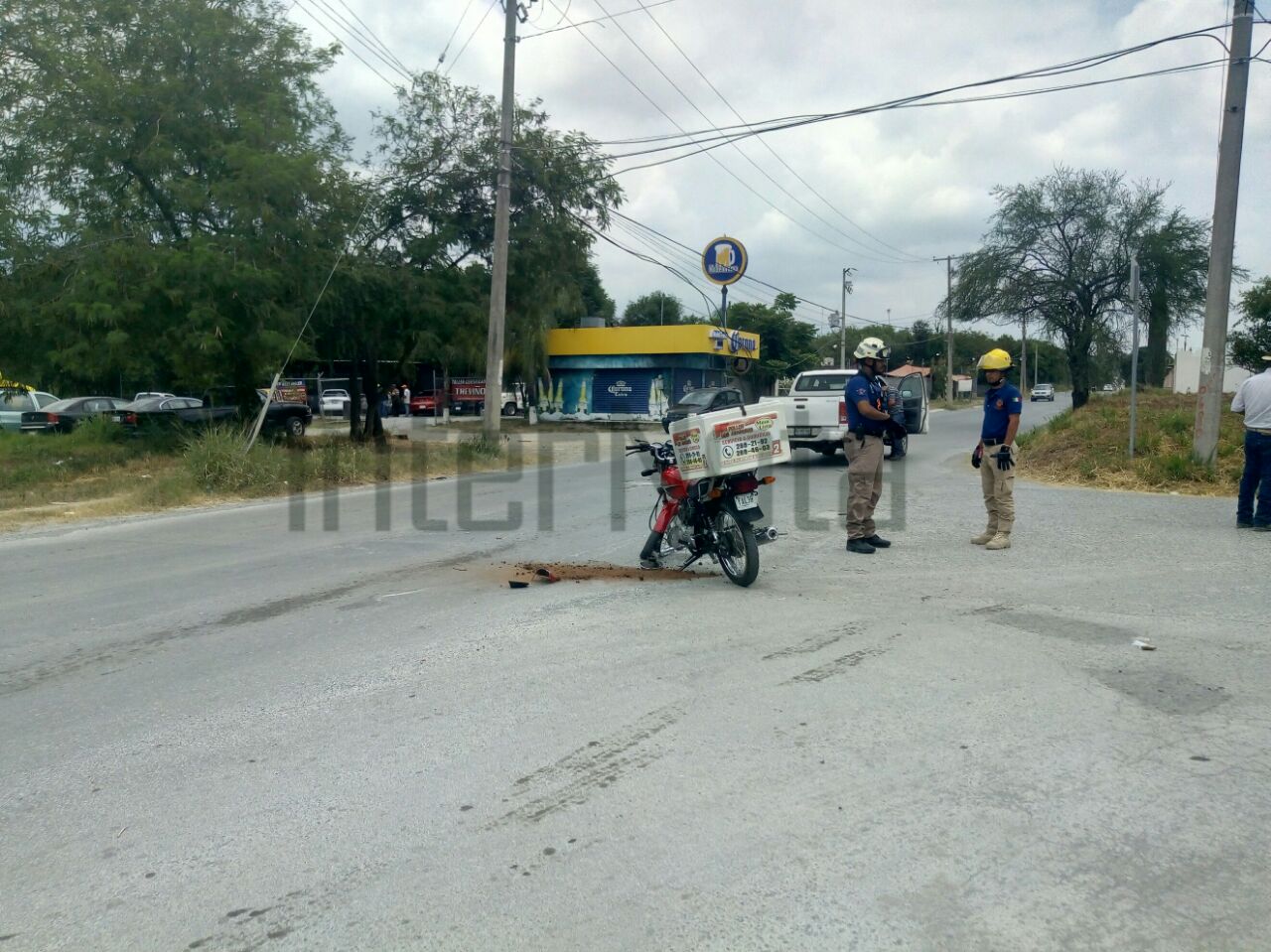 POR FALLA MECÁNICA SUFRE ACCIDENTE VIAL