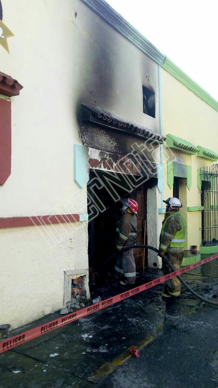 FUGA DE GAS PROVOCA INCENDIO EN RESTAURANTE.