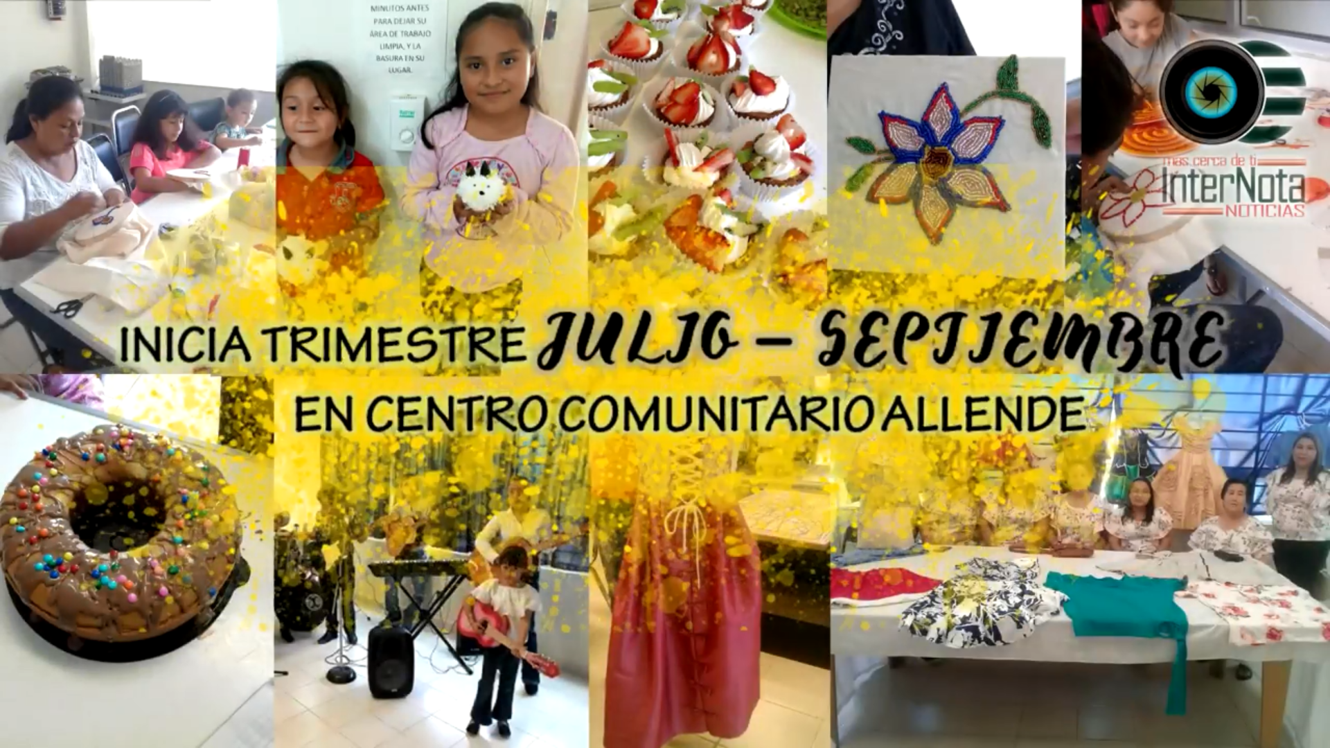 INICIA TRIMESTRE JULIO – SEPTIEMBRE EN LOS DIFERENTES TALLERES DEL CENTRO COMUNITARIO ALLENDE