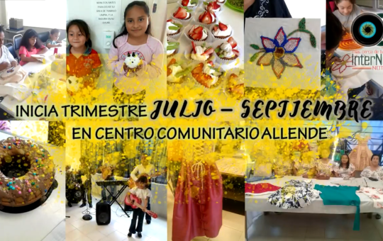 INICIA TRIMESTRE JULIO – SEPTIEMBRE EN LOS DIFERENTES TALLERES DEL CENTRO COMUNITARIO ALLENDE