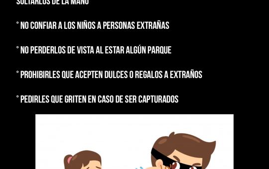 RECOMENDACIONES PARA EVITAR EL ROBO DE MENORES