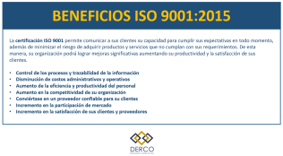 BENEFICIOS ISO