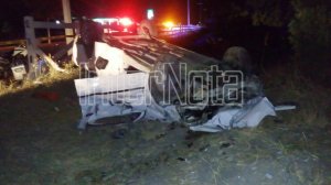 FUERTE VOLCADURA DEJA UNA PERSONA LESIONADA.