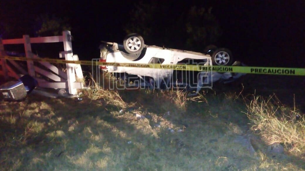 FUERTE VOLCADURA DEJA UNA PERSONA LESIONADA.