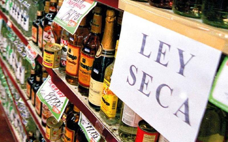 ¿HABRÁ 'LEY SECA' EL 1 DE DICIEMBRE?
