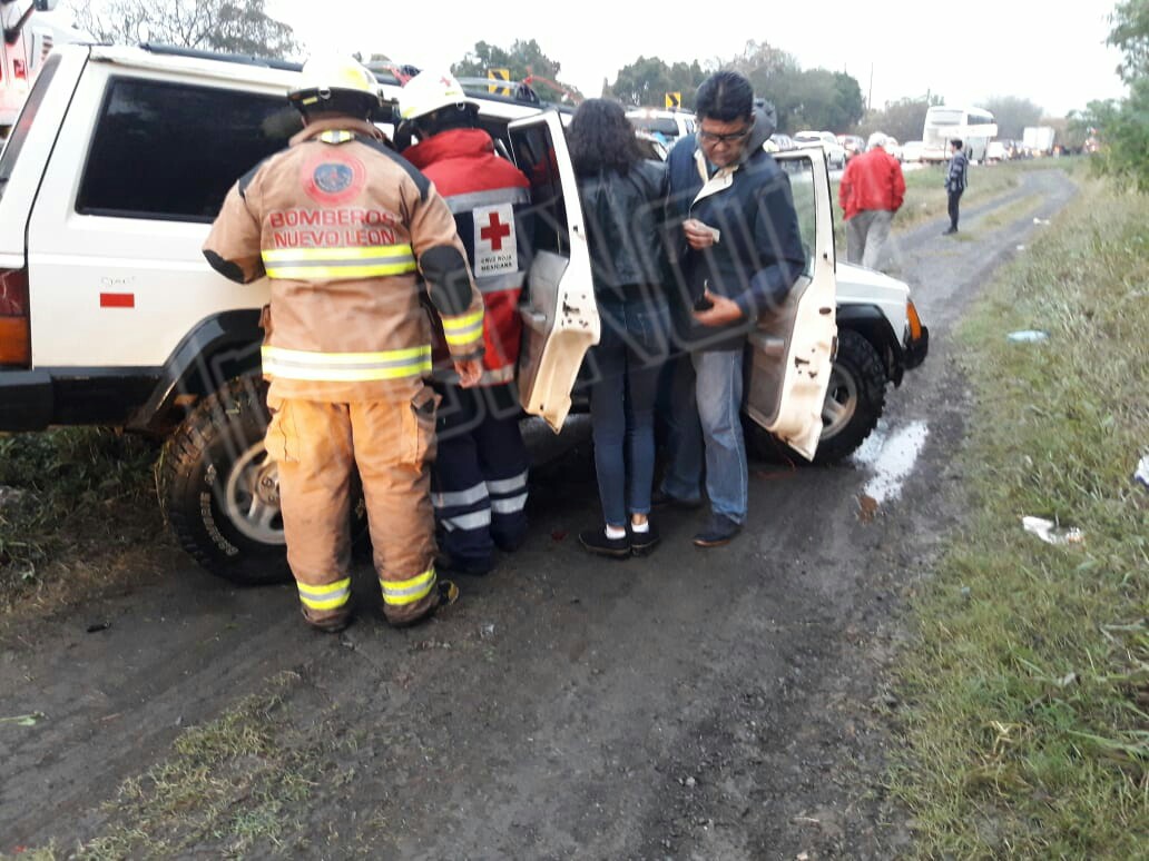 SE REGISTRA ACCIDENTE VIAL SOBRE CARRETERA NACIONAL KILÓMETRO 163