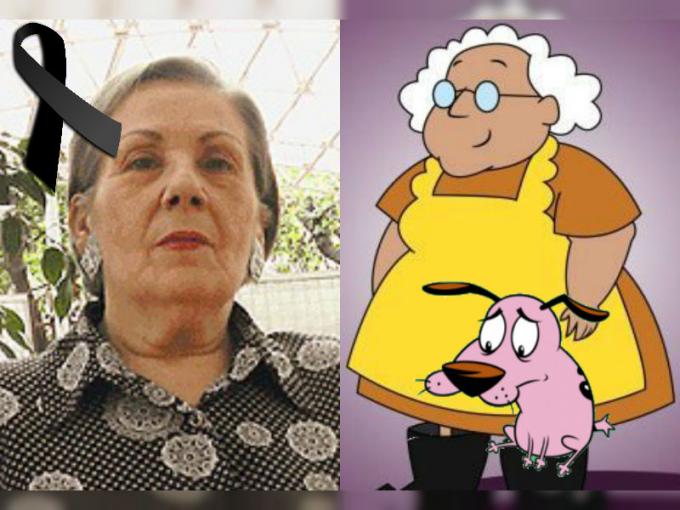 MUERE ÁNGELES BRAVO, LA VOZ DE MURIEL EN 'CORAJE EL PERRO COBARDE'
