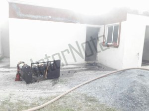 SE INCENDIA VIVIENDA EN LA COL. INFONAVIT IGNACIO ZARAGOZA.