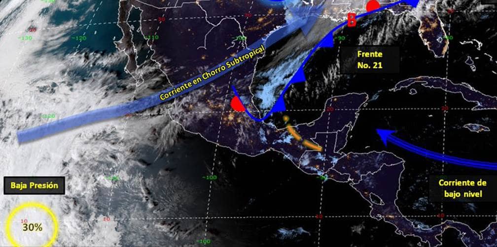 BAJAS TEMPERATURAS SE ESPERAN EN NORTE Y NORESTE DE MÉXICO