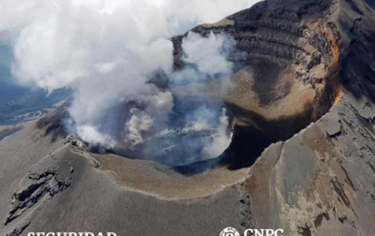REGISTRA POPOCATÉPETL 3 EXPLOSIONES; ACTIVAN ALERTA AMARILLA FASE 2