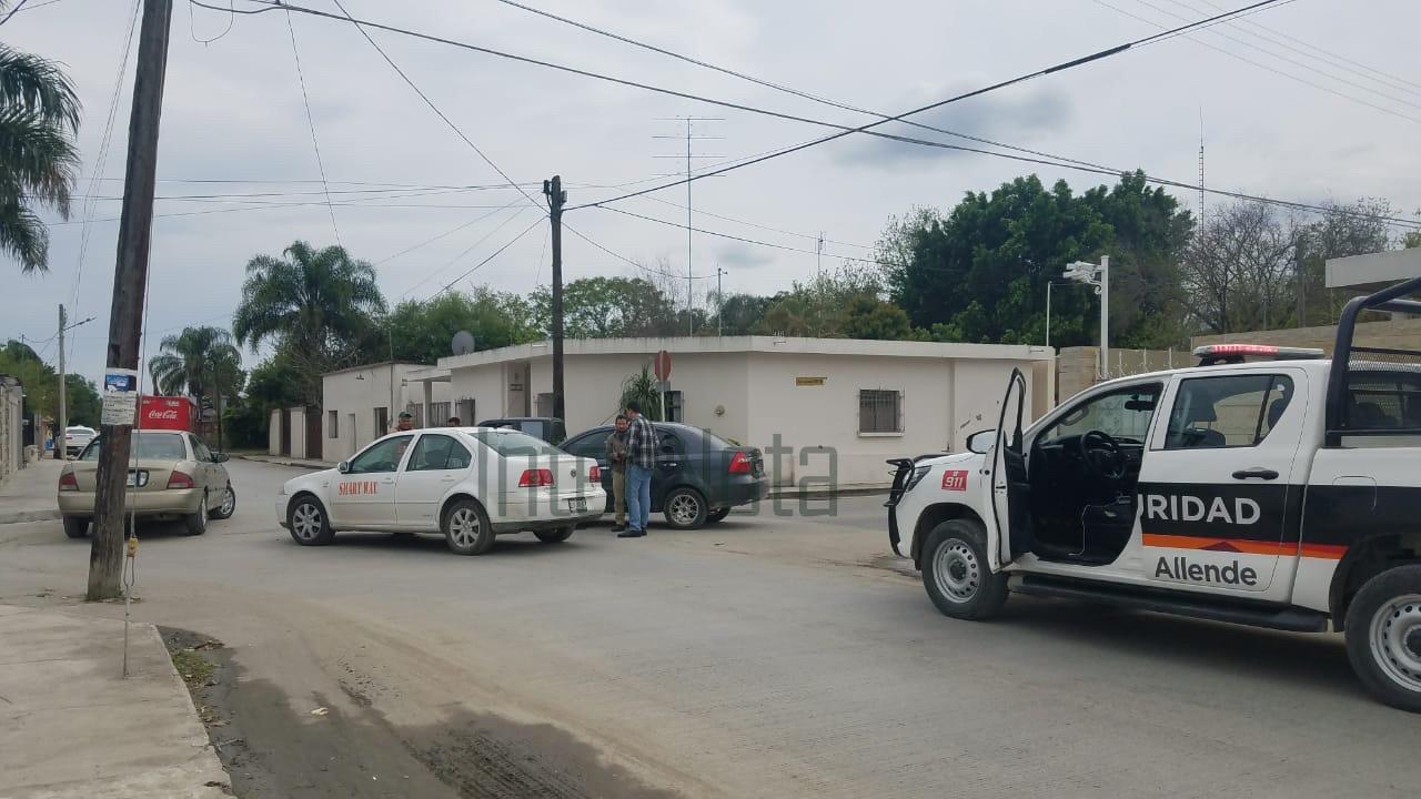 UN ACCIDENTE TIPO CRUCERO ESTO SOBRE LA CALLE V. CARRANZA