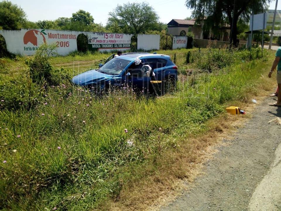 RESULTA LESIONADO AL SUFRIR ACCIDENTE EN MONTEMORELOS.