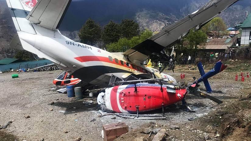 MUEREN 3 PERSONAS AL CHOCAR AVIÓN CONTRA HELICÓPTERO