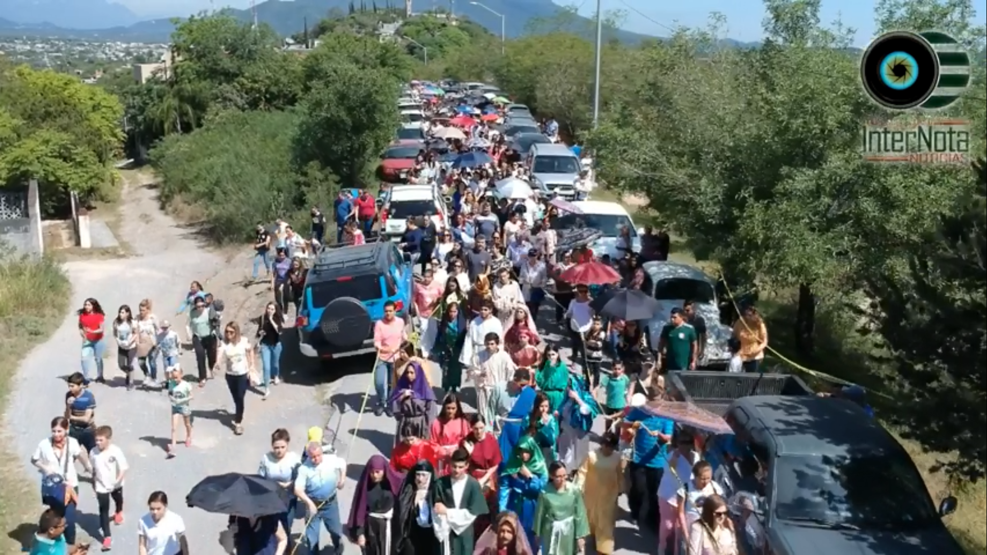 REPRESENTACIÓN DEL VIACRUCIS EN ALLENDE N.L. #VIERNESSANTO