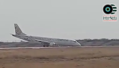 PILOTO LOGRA ATERRIZAR SIN RUEDAS DELANTERAS Y SALVA A 89 PASAJEROS EN BIRMANIA