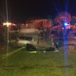 SE REGISTRA FUERTE VOLCADURA.