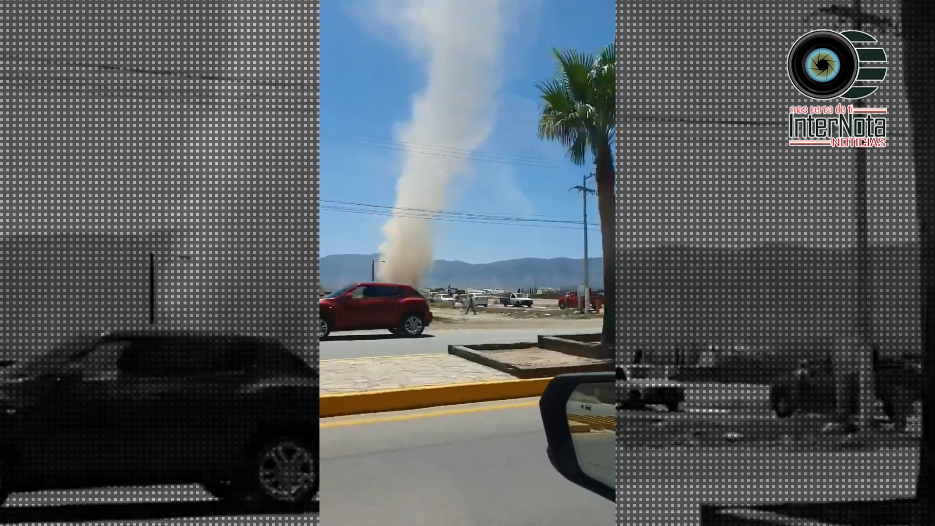 #ENLOVIRAL REGISTRAN UN TORNADO EN SALTILLO