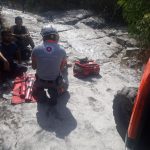 MUJER SE LESIONA EN CERRO DE LA SILLA.