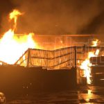 INCENDIO ACABA CON MADERERÍA EN SAN NICOLÁS