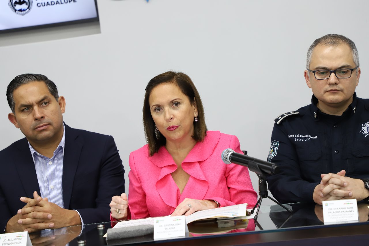 PRESENTA GUADALUPE REGISTRO BIOMÉTRICO DE DETENIDOS