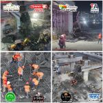 COLAPSO EN OBRA DE LÍNEA 4 DEL METRO DEJA CUATRO TRABAJADORES LESIONADOS